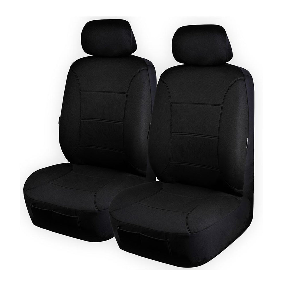 Platinum Front Seat Covers (Low-Back) - Black