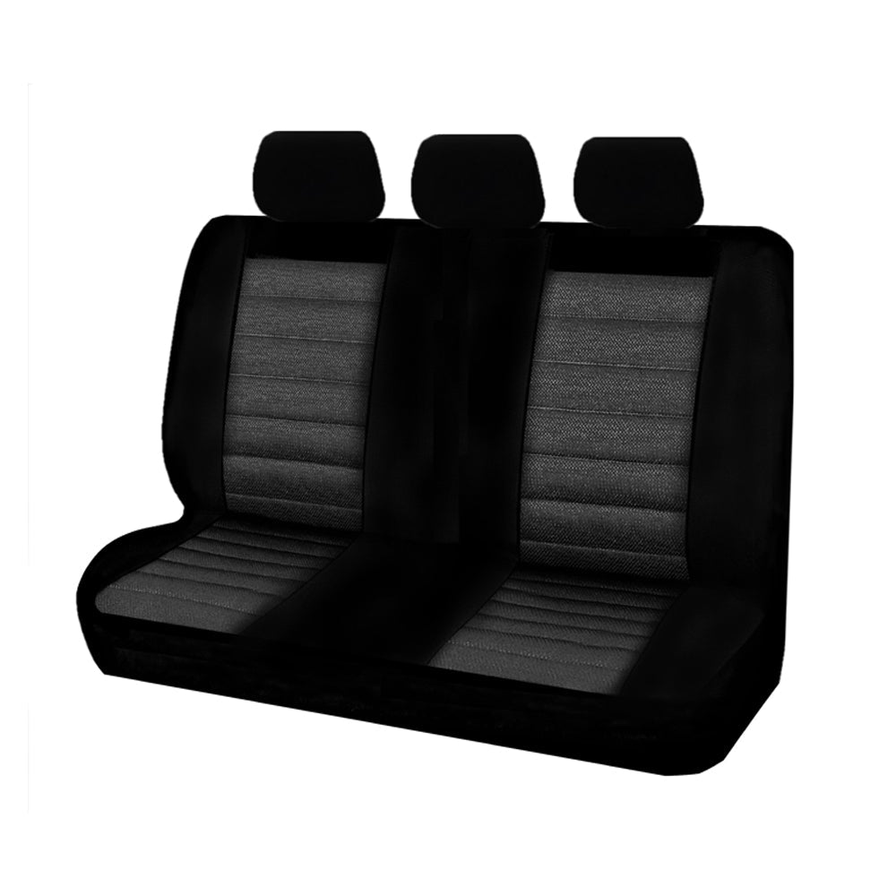 Ice Mesh Split-Fold Rear Seat Covers - Gray