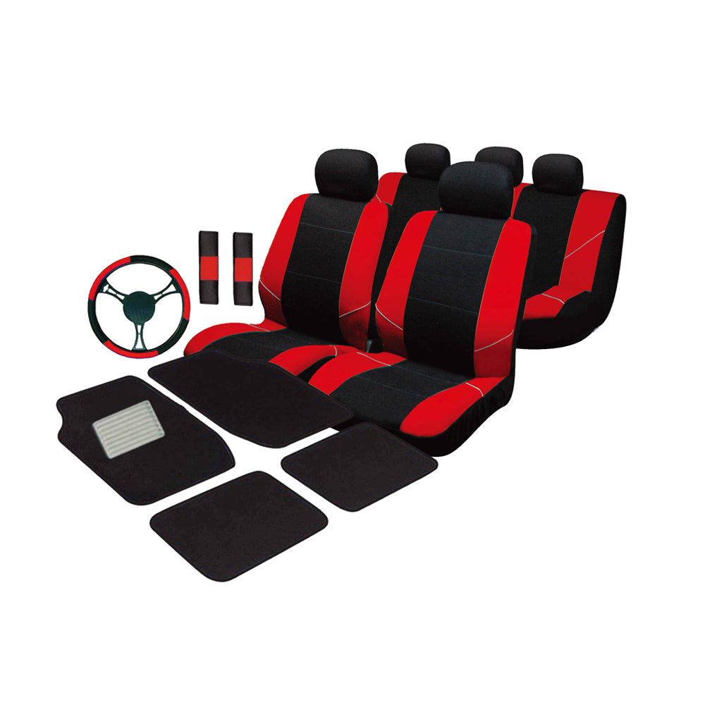 Ultimate Car Accessories Value Pack - Red