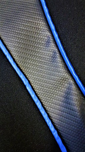 Universal Strident Front Seat Covers Size 30/35 | Blue Piping