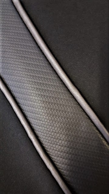 Universal Strident Rear Seat Covers Size 06/08S | Grey Piping