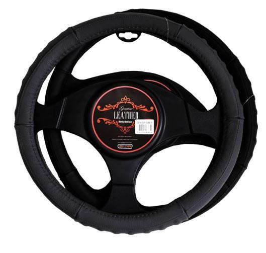 Denver Leather Steering Wheel Cover