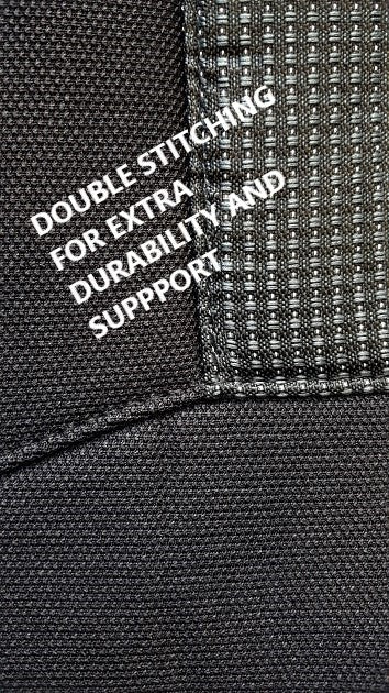 Universal Premium Rear Seat Covers Size 06/08H | Black
