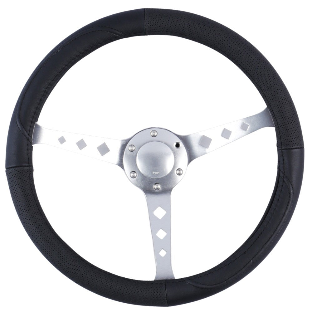 Oklahoma Leather Steering Wheel Cover