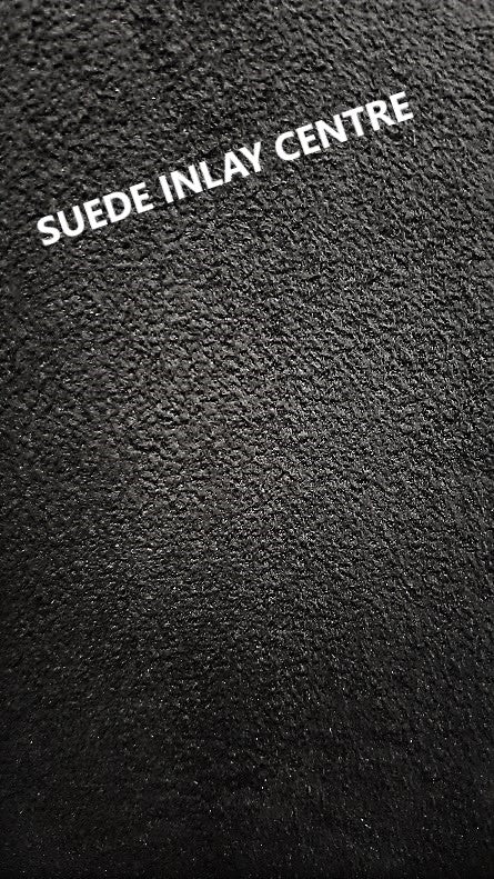 Universal Suede - Rear Seat Covers Size 06/08S | Black