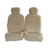 Downunder Plus Sheepskin Front Seat Covers (16-18mm Pile) - Ivory