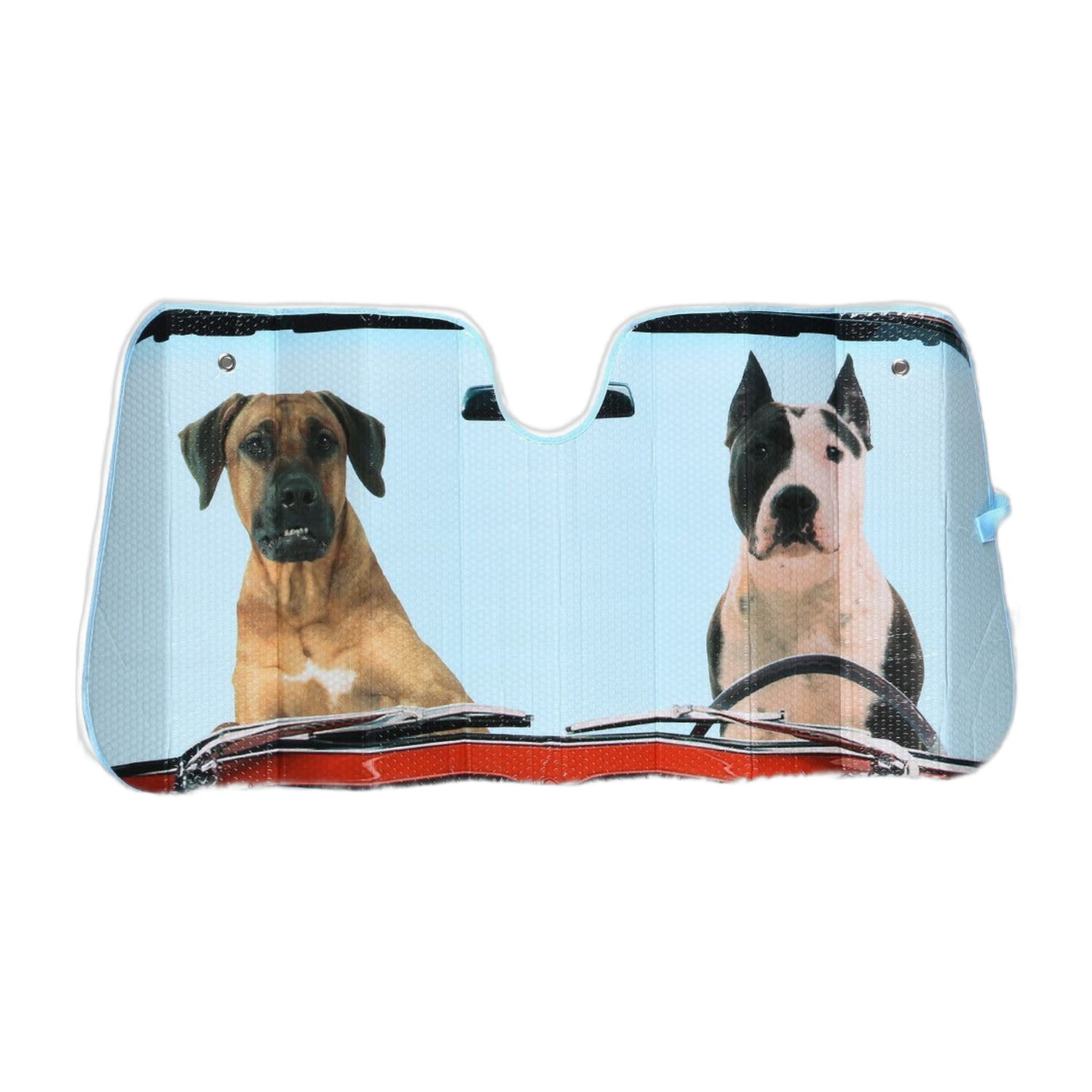 2 Dogs Design Premium Windshield Sunshade