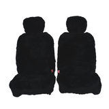 Downunder Sheepskin Front Seat Covers (16mm Pile) - Black