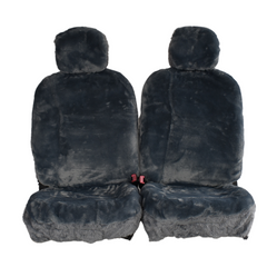 Alpine Sheepskin Front Seat Covers (25mm Pile) - Charcoal
