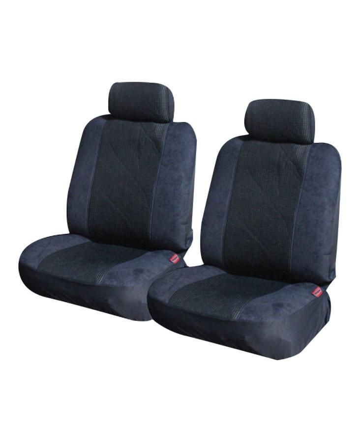 Prestige Suede Bucket Seat Covers - Black