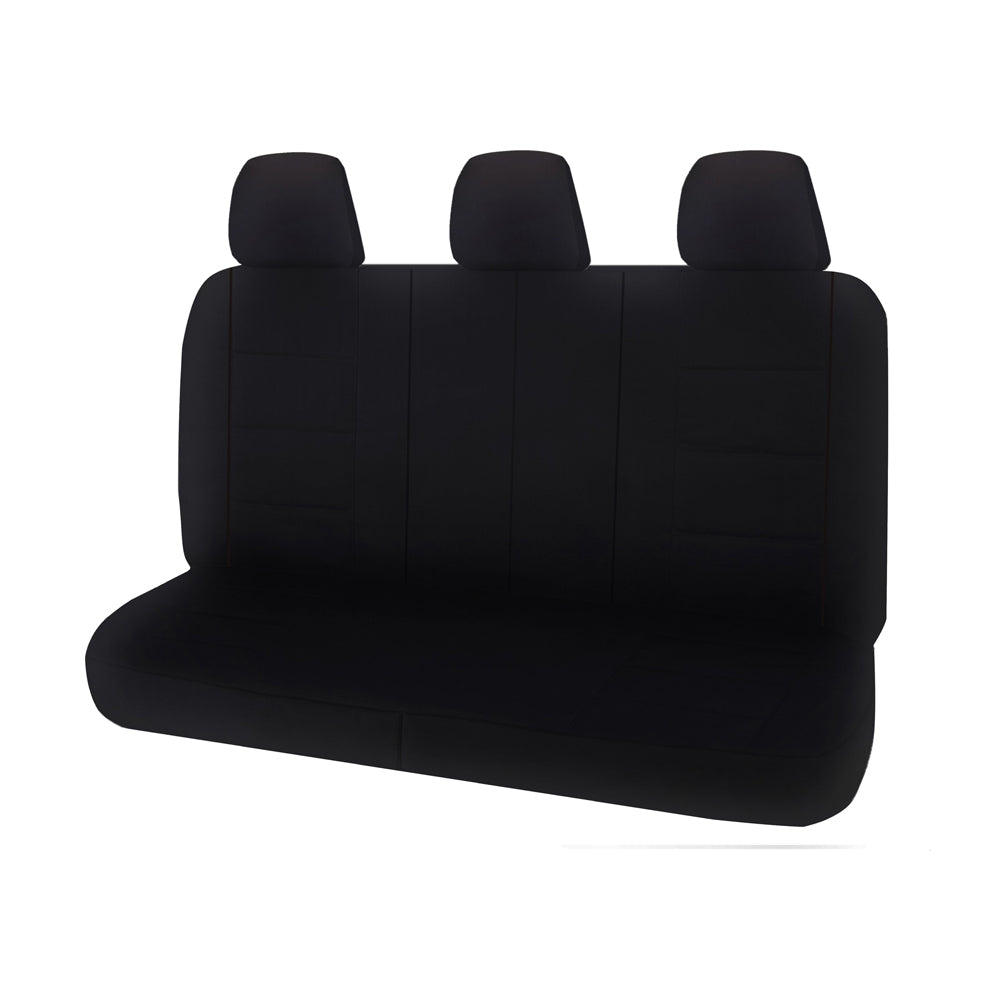 All Terrain Canvas Rear Bench Seat Covers - Black