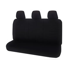 All Terrain Canvas Rear Bench Seat Covers - Black