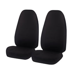 All Terrain Canvas Front Seat Covers (High-Back) - Black