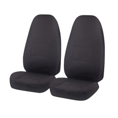 All Terrain Canvas Front Seat Covers (High-Back) - Charcoal