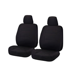 All Terrain Canvas Front Seat Covers (Low-Back) - Black