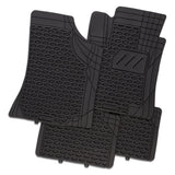 Colorado 4-Piece Car Floor Mats - Black [Rubber]