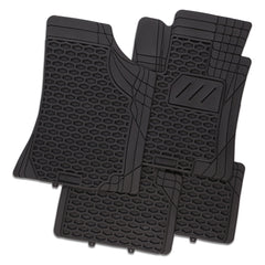 Colorado 4-Piece Car Floor Mats - Black [Rubber]
