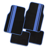 Titan 4-Piece Car Floor Mats - Blue [Carpet]