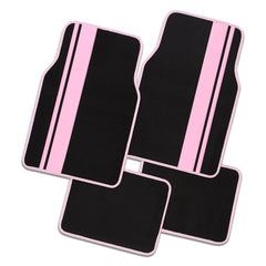 Titan 4-Piece Car Floor Mats - Pink [Carpet]