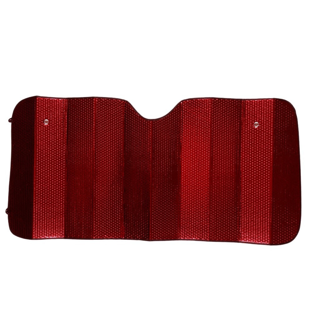 Reflective Windshield Sunshade - Large - Red