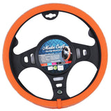 Mastercraft Faux Leather Steering Wheel Cover - Orange