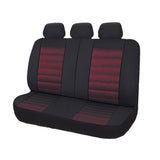 Opulence Rear Bench Seat Covers - Red