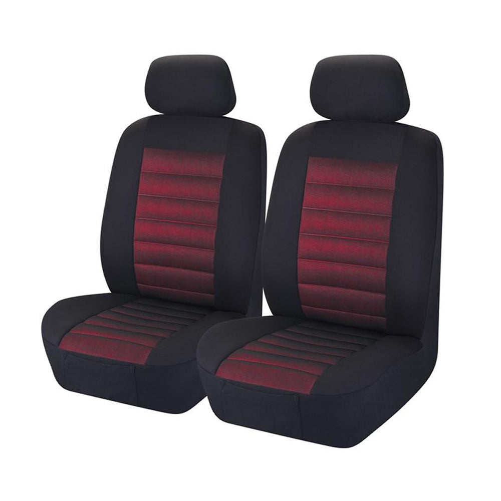 Opulence Front Seat Covers (Low-Back) - Red