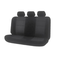 Premium Rear Bench Seat Covers (3 Headrests) - Gray