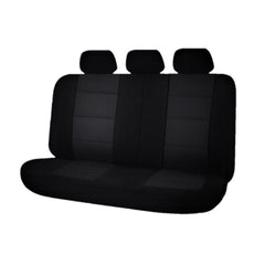 Premium Rear Bench Seat Covers - Black