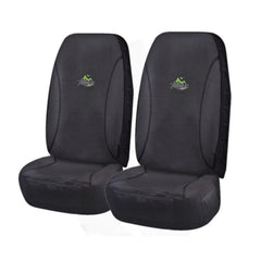 Trailblazer Canvas Front Seat Covers (High-Back) - Black