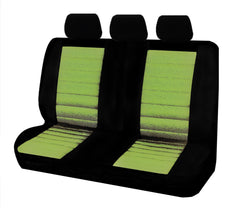 Ice Mesh Split-Fold Rear Seat Covers - Green