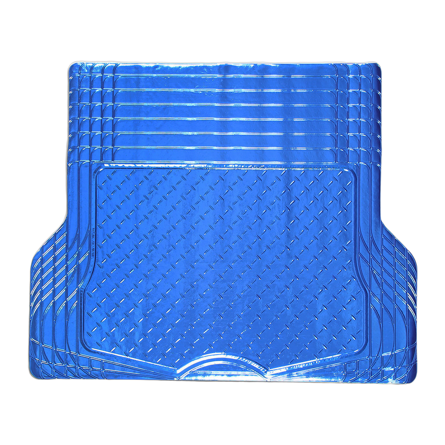 Aluminum Look 1-Piece Trunk Mat [Rubber, Aluminum Look]