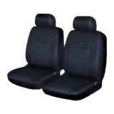 Aspire Fabric Front Seat Covers (Low-Back) - Black