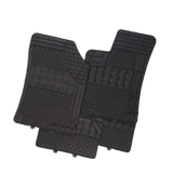 Amos 4-Piece Car Floor Mats - Black [Rubber]