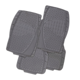 Electric 4-Piece Car Floor Mats - Gray [Rubber]