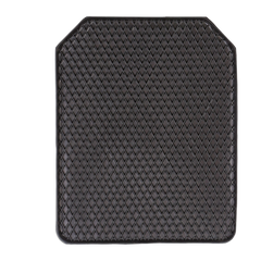 Deep Edge 1-Piece Car Floor Mat - Black [Rubber]