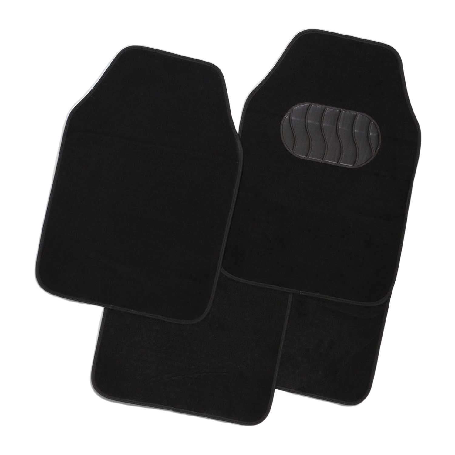 Mercury 4-Piece Car Floor Mats - Black [Carpet]