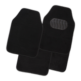 Mercury 4-Piece Car Floor Mats - Black [Carpet]