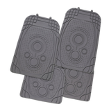 Spectrum 4-Piece Car Floor Mats - Gray [Rubber]
