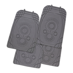 Spectrum 4-Piece Car Floor Mats - Gray [Rubber]