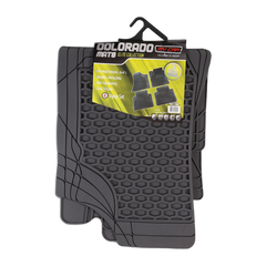 Colorado 4-Piece Car Floor Mats [Rubber]
