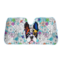 French Bulldog Design Windshield Sunshade