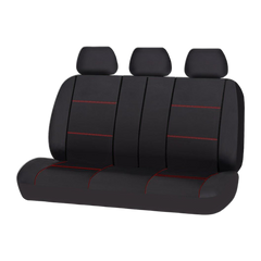 Lavish Faux Leather Rear Seat Covers