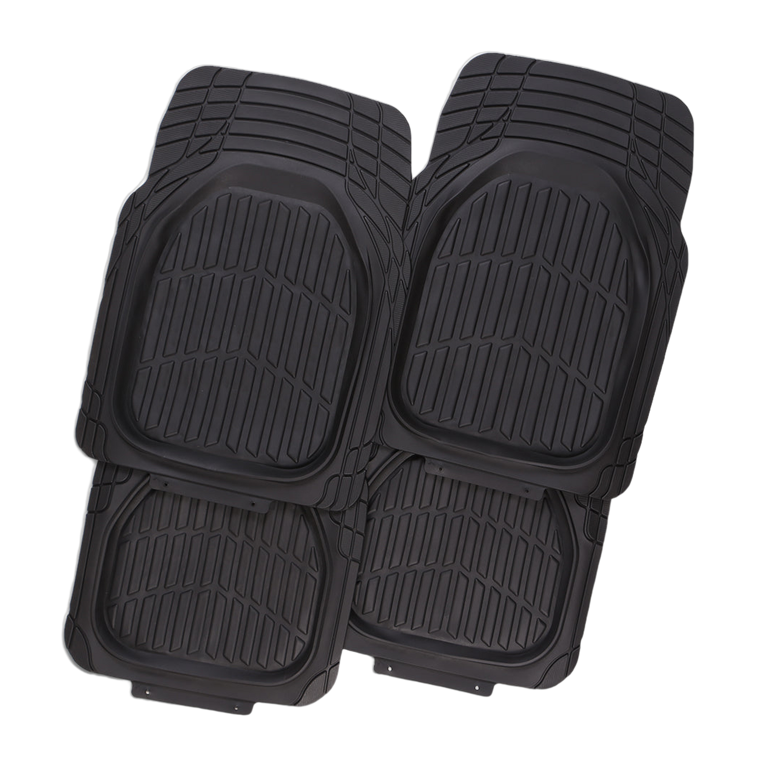 Mystic 4-Piece Car Floor Mats [Rubber]