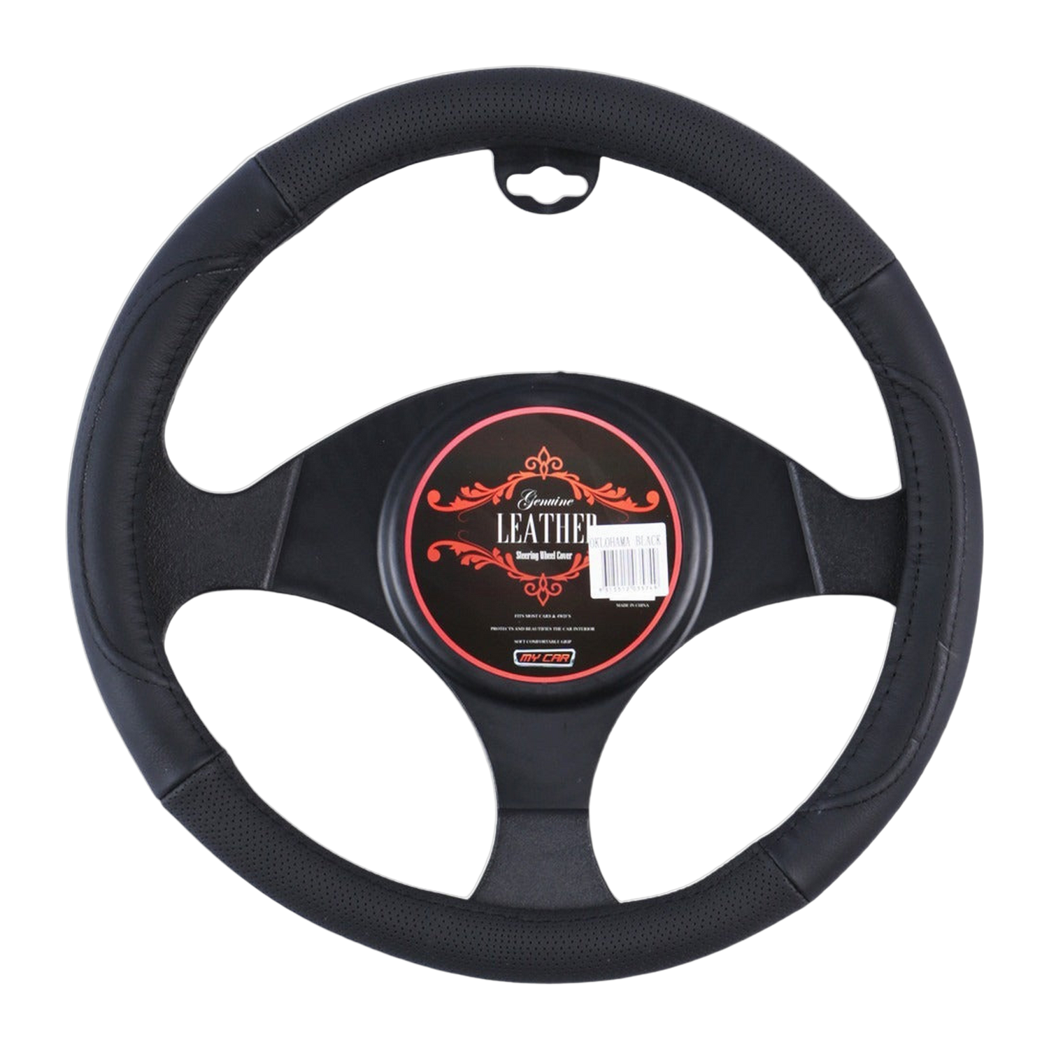 Oklahoma Leather Steering Wheel Cover