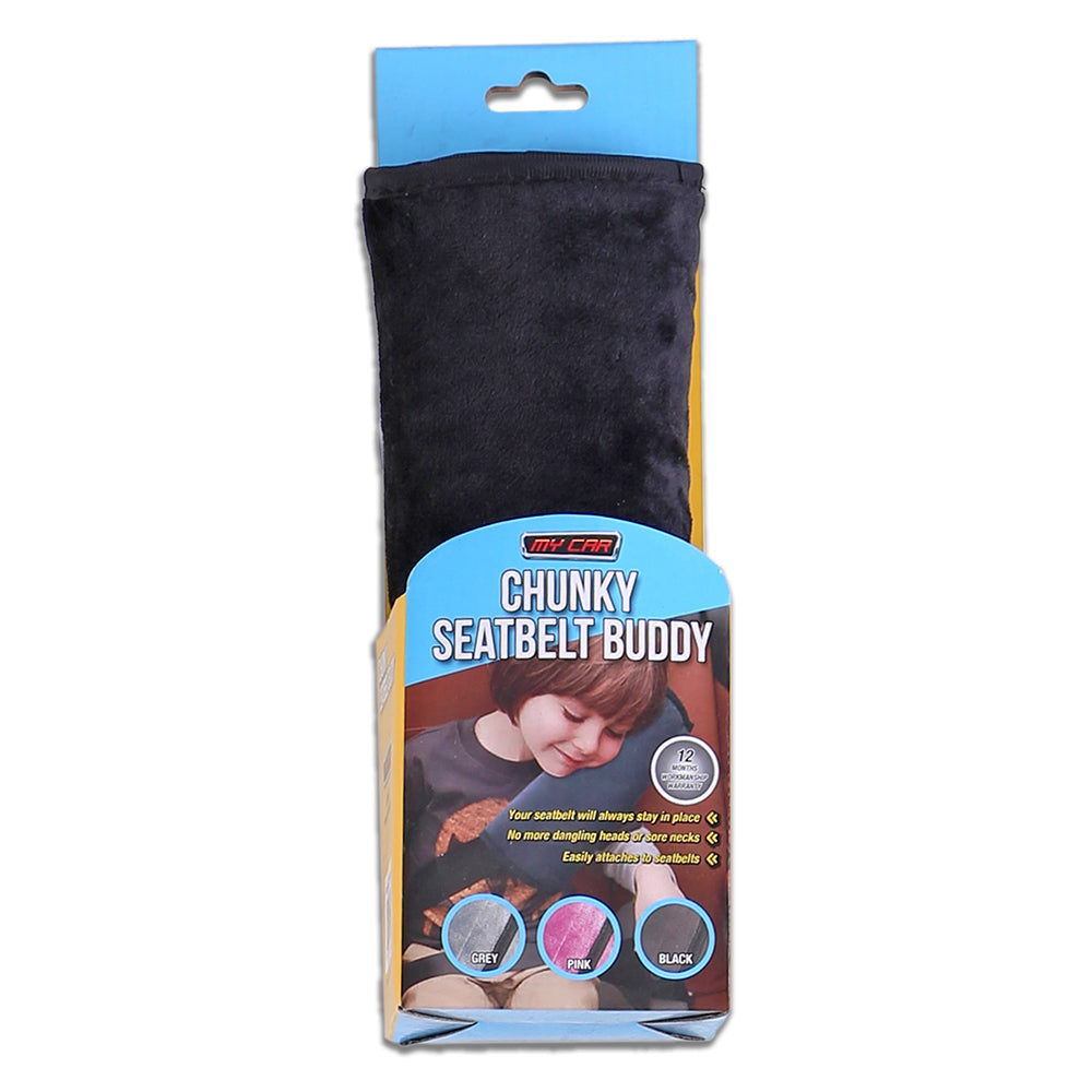 Seat Belt Buddy Comfort Pads (Pair) - Black