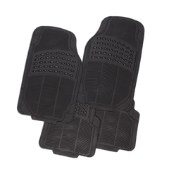 Thunder 4-Piece Car Floor Mats [Rubber]