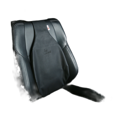 Air-Filled Lumbar Back Support Cushion - Pvc Black