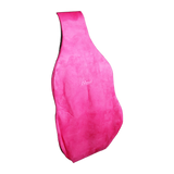 Air-Filled Lumbar Back Support Cushion - Suede Pink
