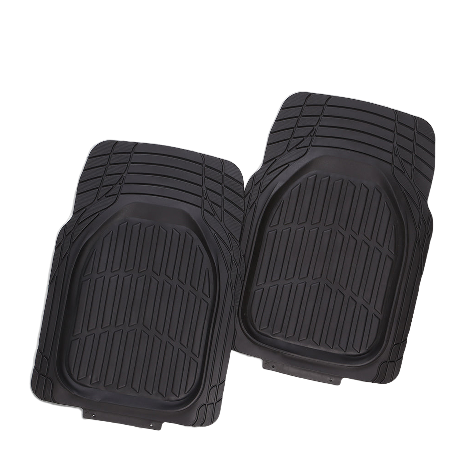 Universal Tuff Rubber Floor Mats Front X2 Car/4Wd Quality Heavy Duty Waterproof Car